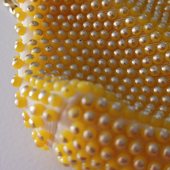 Vintage Gold Beaded Purse - Picture 4 of 6